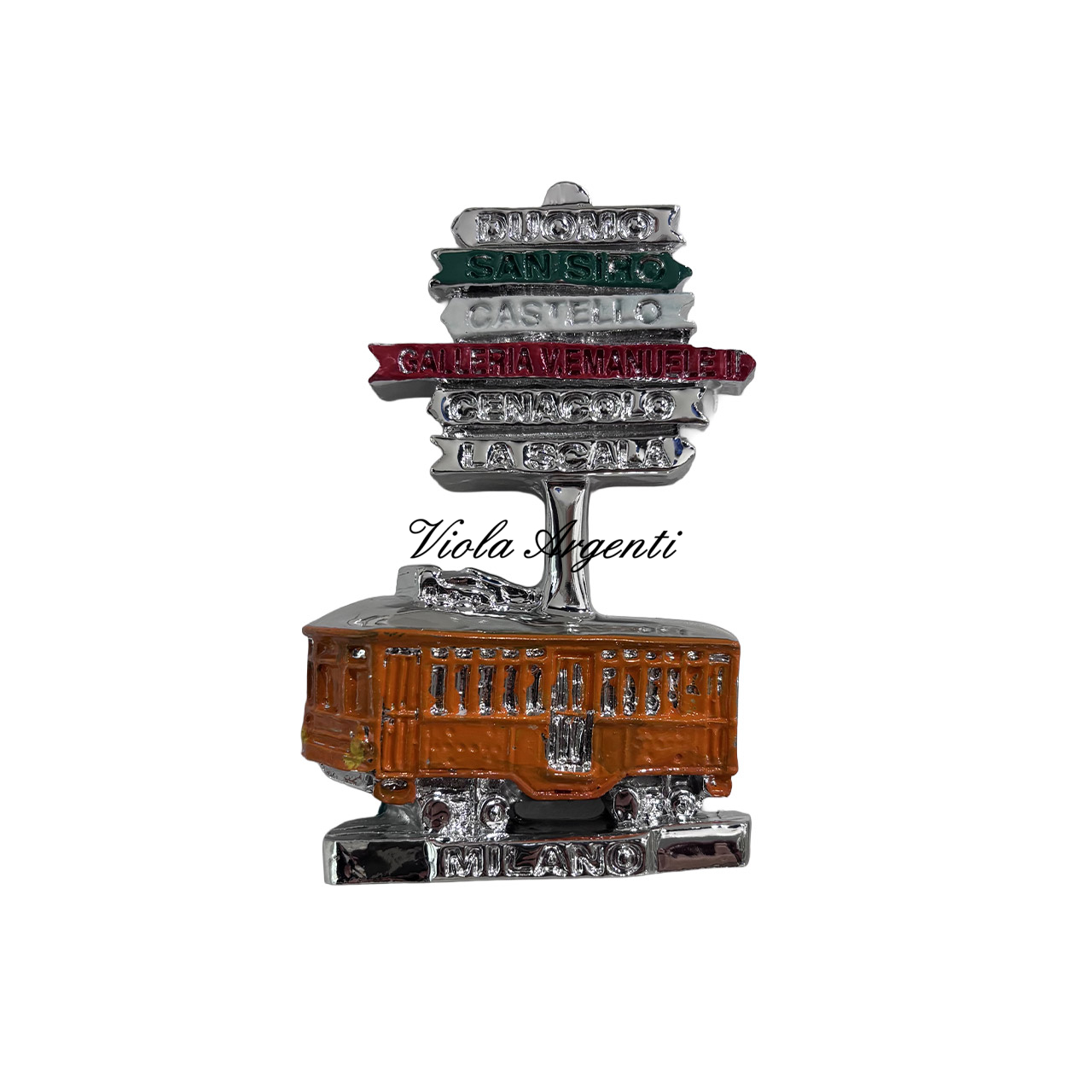 Calamita Tram Milano di . Argento online