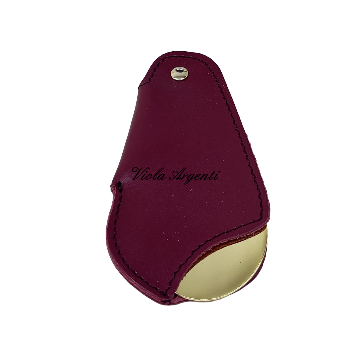 Calzascarpe in metallo con custodia in vera pelle di . Argento online