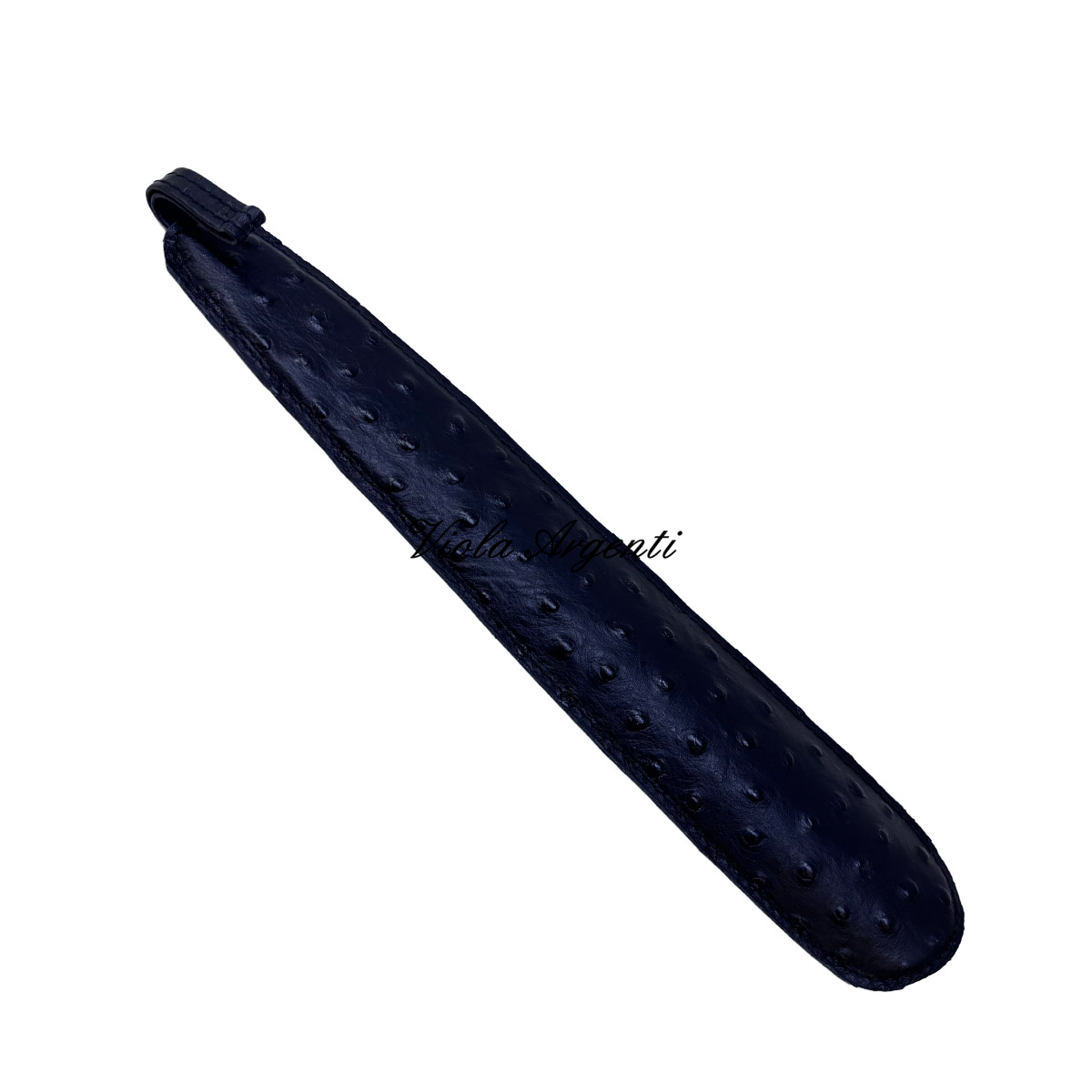 Calzascarpe in vera pelle stampa cocco di . Argento online