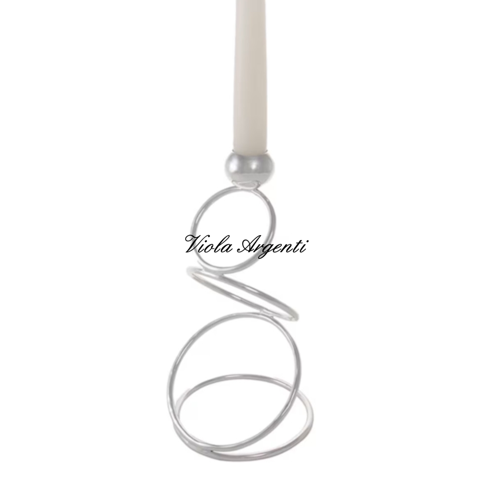 Candelabro a quattro cerchi di . Argento online