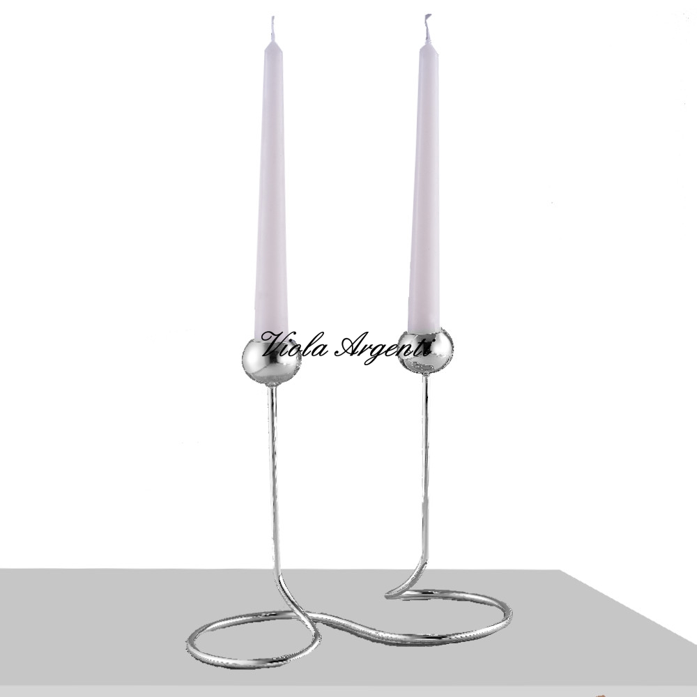 Candeliere spirale di . Argento online