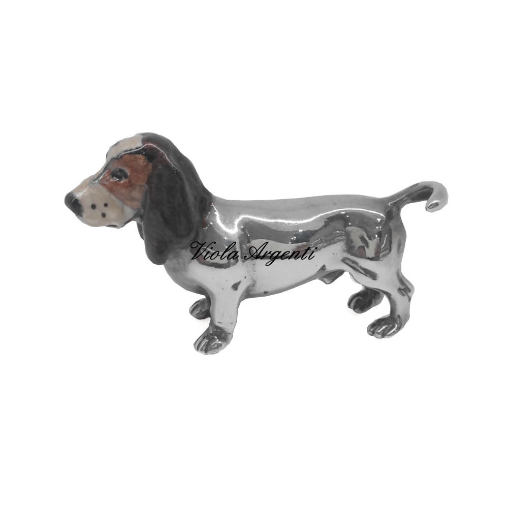 Basset hound argento di . Argento online