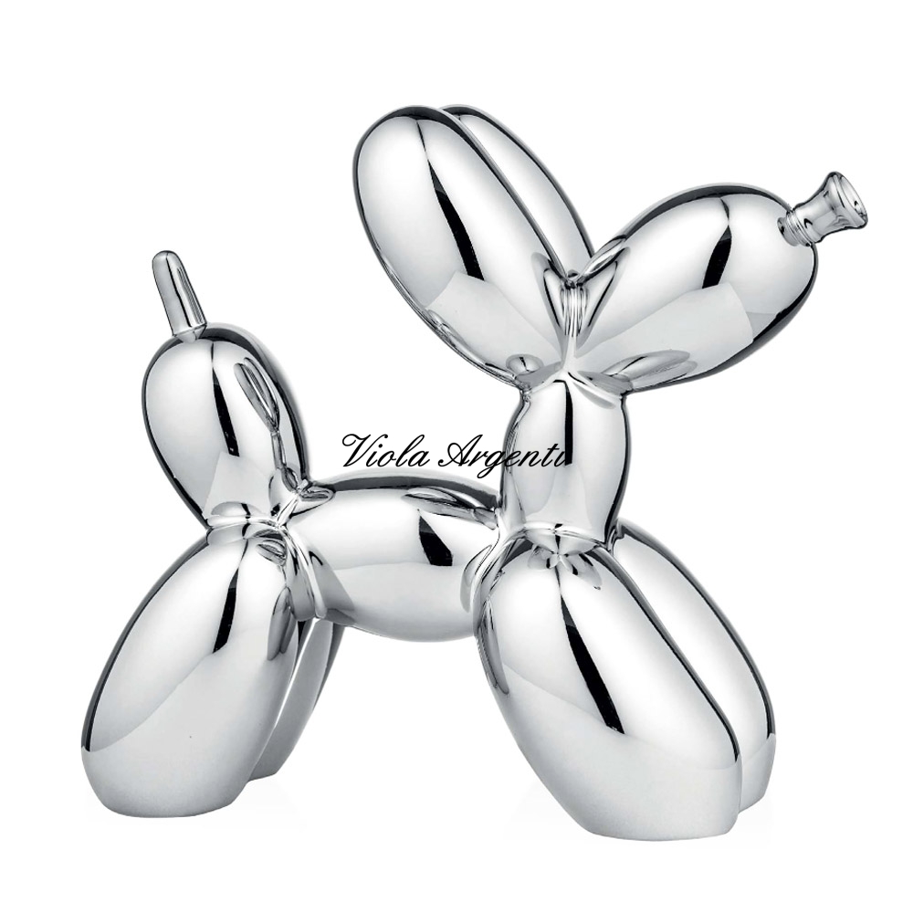 Cane palloncino argentato di . Argento online