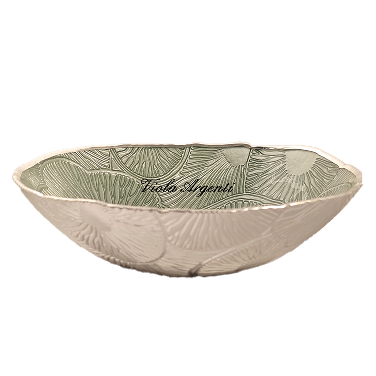 Ciotola a fiori verde chiaro di . Argento online