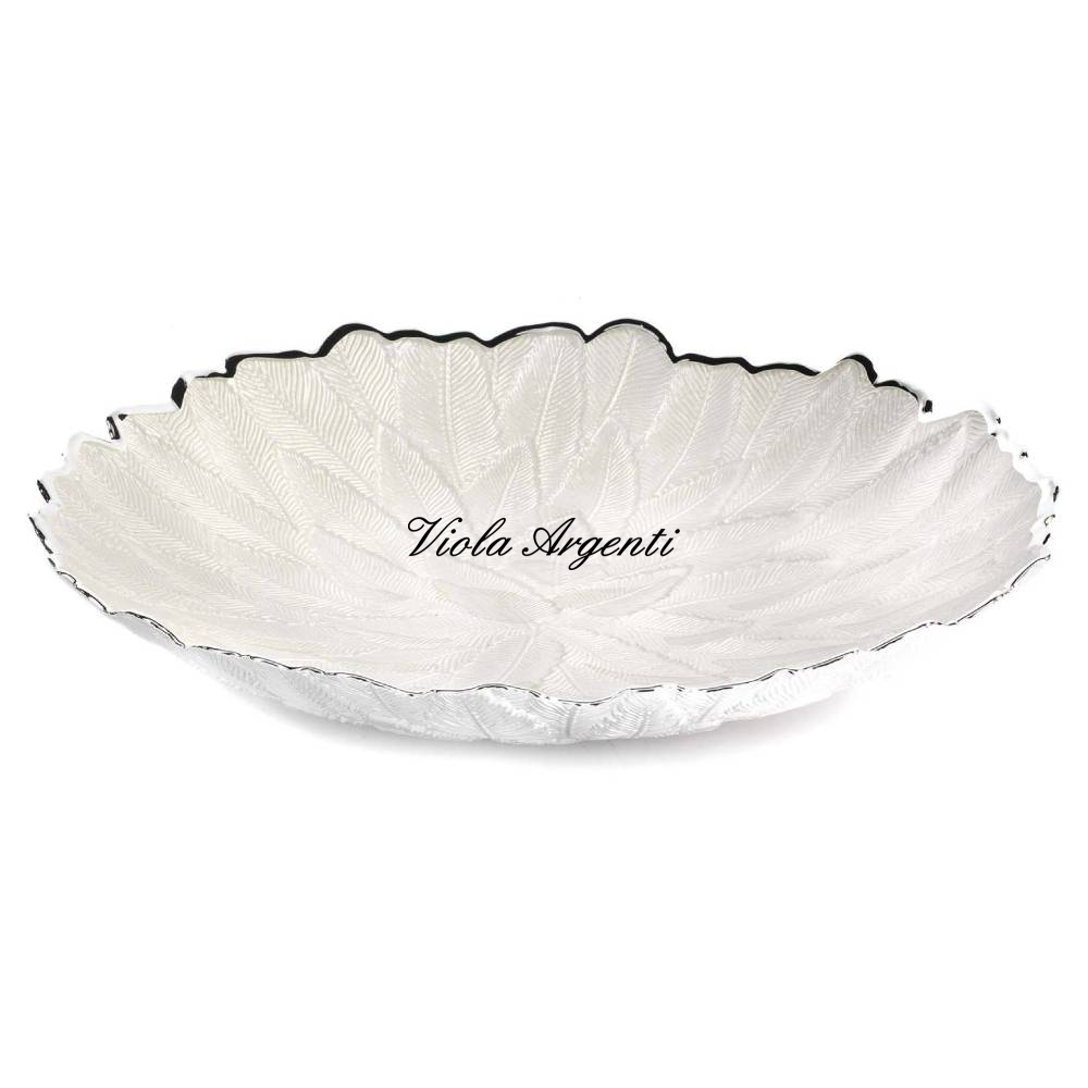 Centrotavola bianco perla di . Argento online