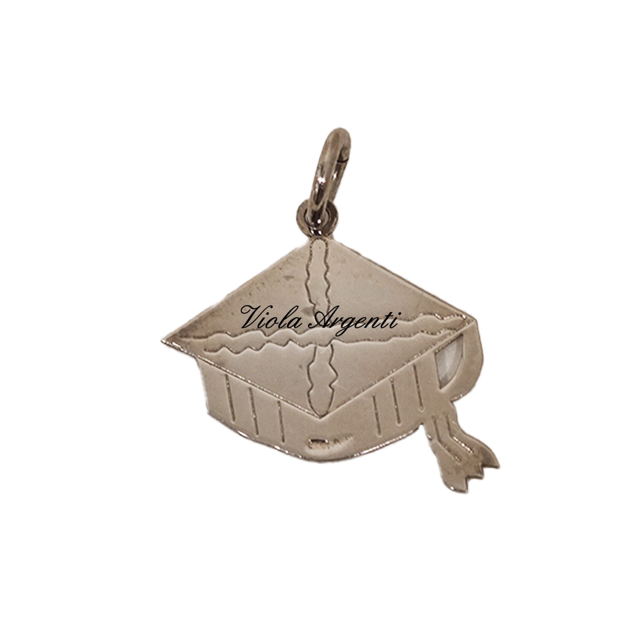 Ciondolo cappello laurea di . Argento online