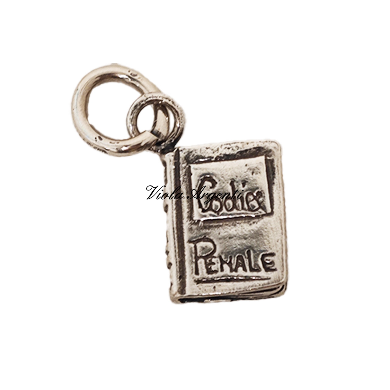 Ciondolo codice penale di . Argento online