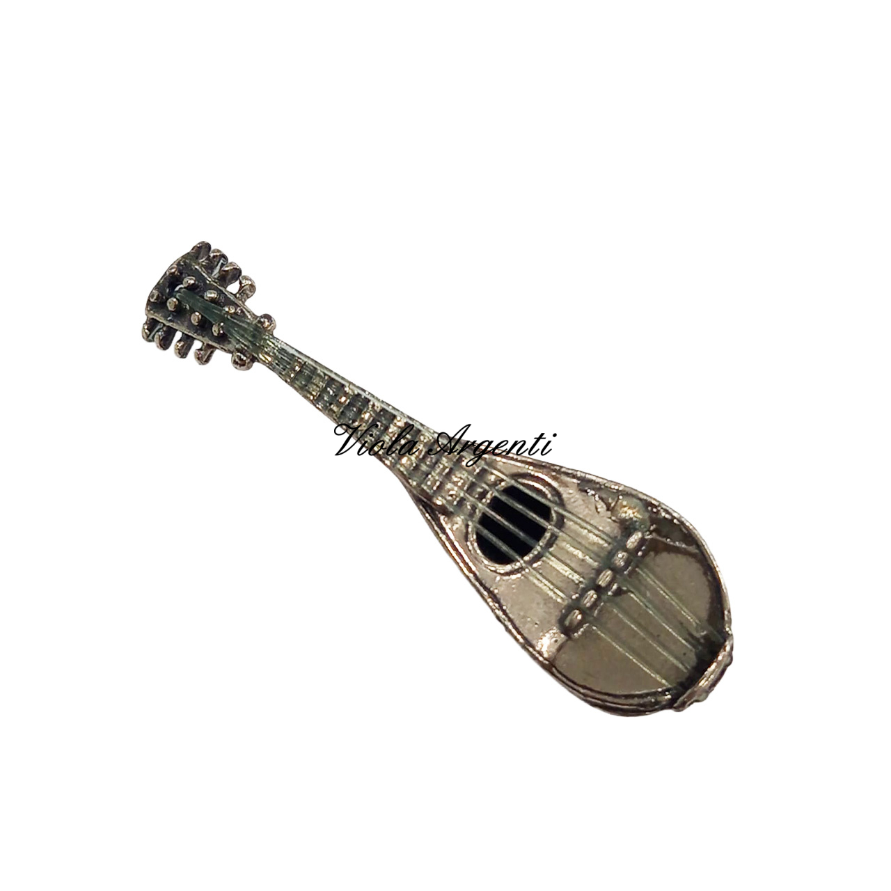 Miniatura Mandolino in Argento 800 di . Argento online