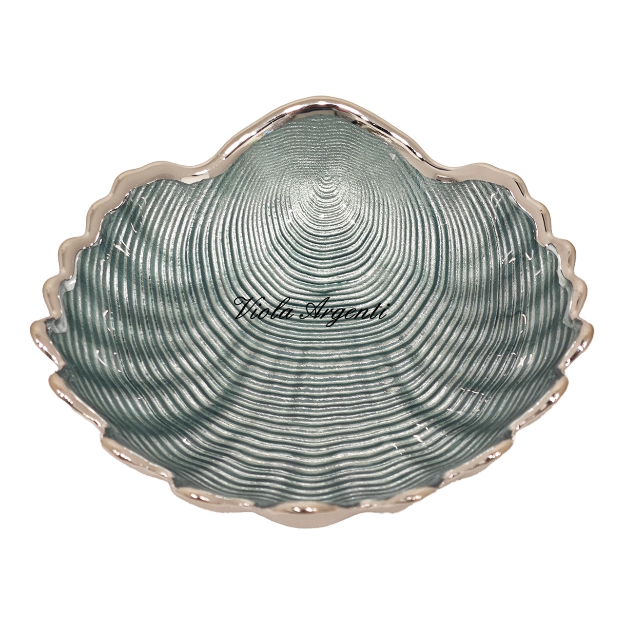 Ciotola conchiglia azzurra di . Argento online
