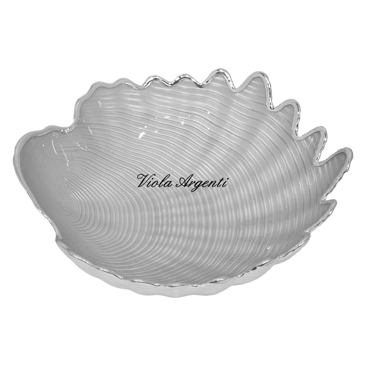 Ciotola conchiglia bianco perla di . Argento online
