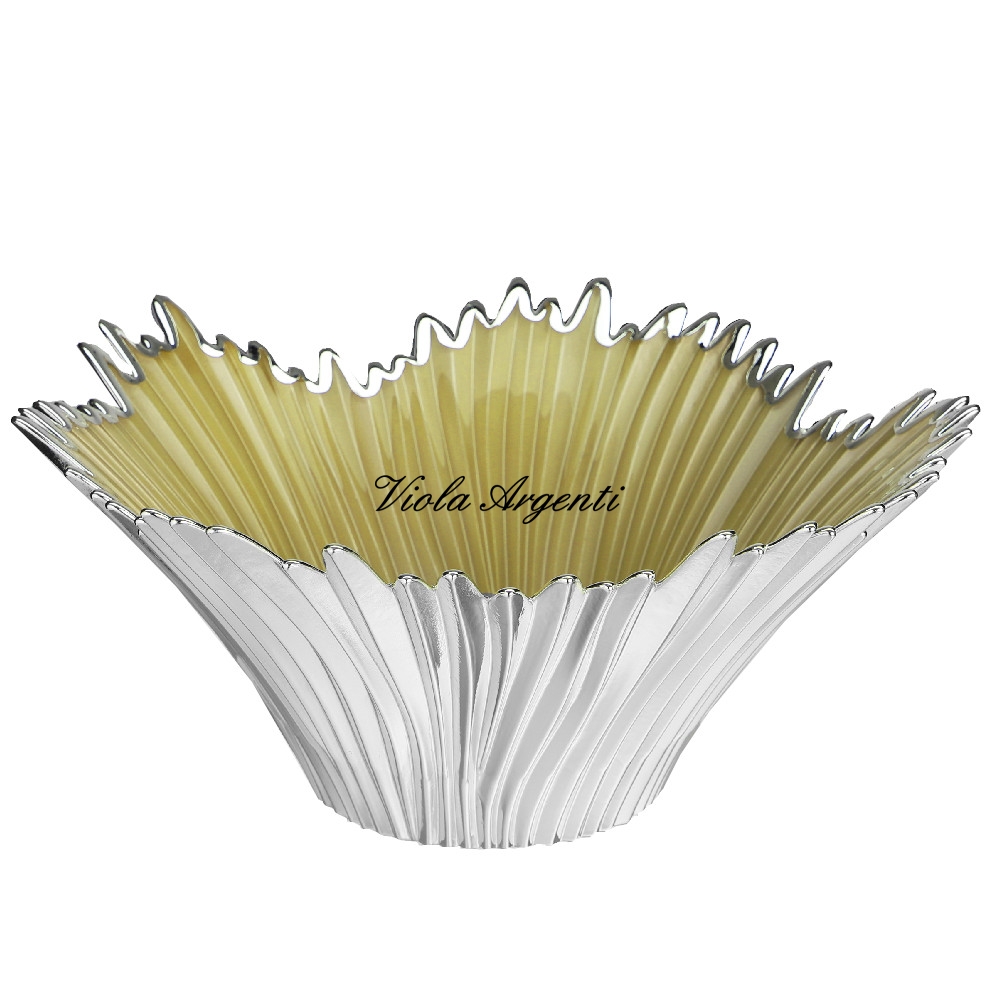 Ciotola venezia oro perlato di . Argento online