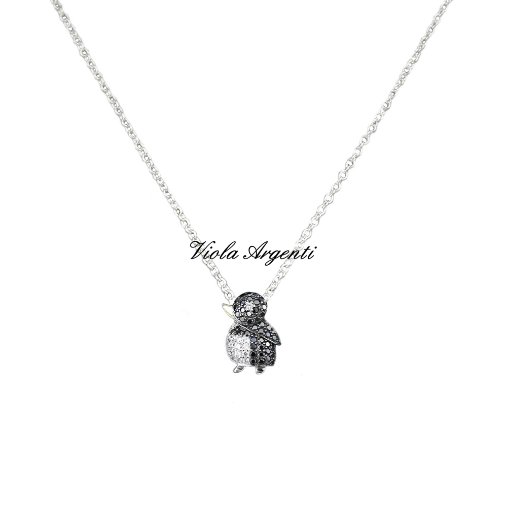 Collana PINGUINO di ibamboli. Argento online