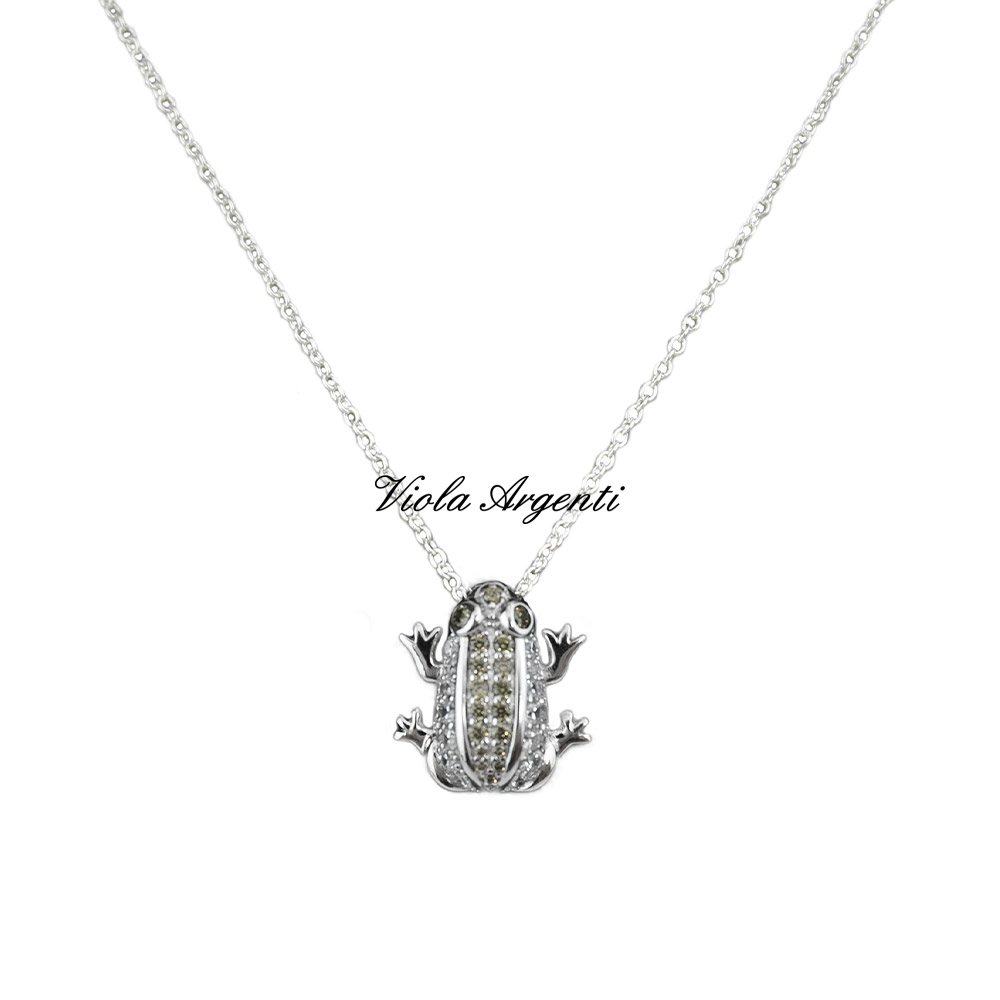 Collana RANA di ibamboli. Argento online