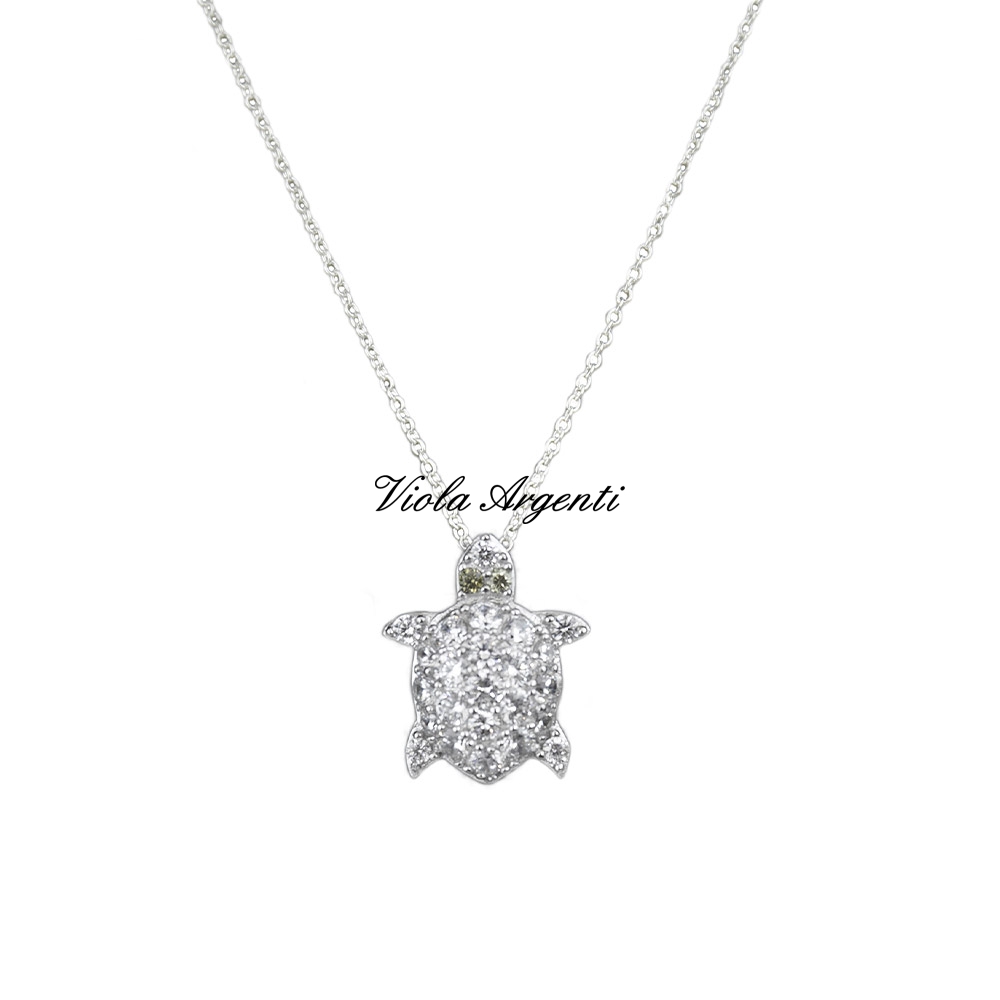 Collana TARTARUGA di ibamboli. Argento online