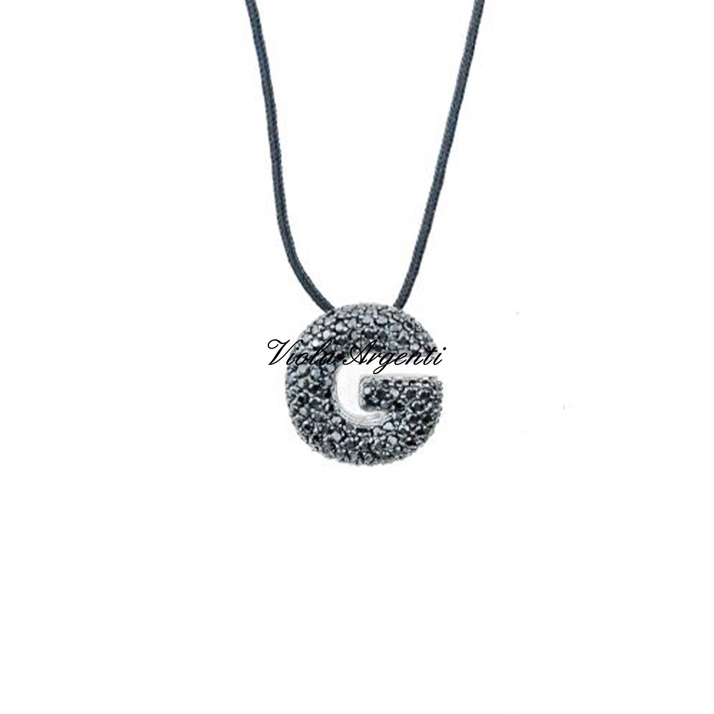 Collana con iniziale G di ibamboli. Argento online