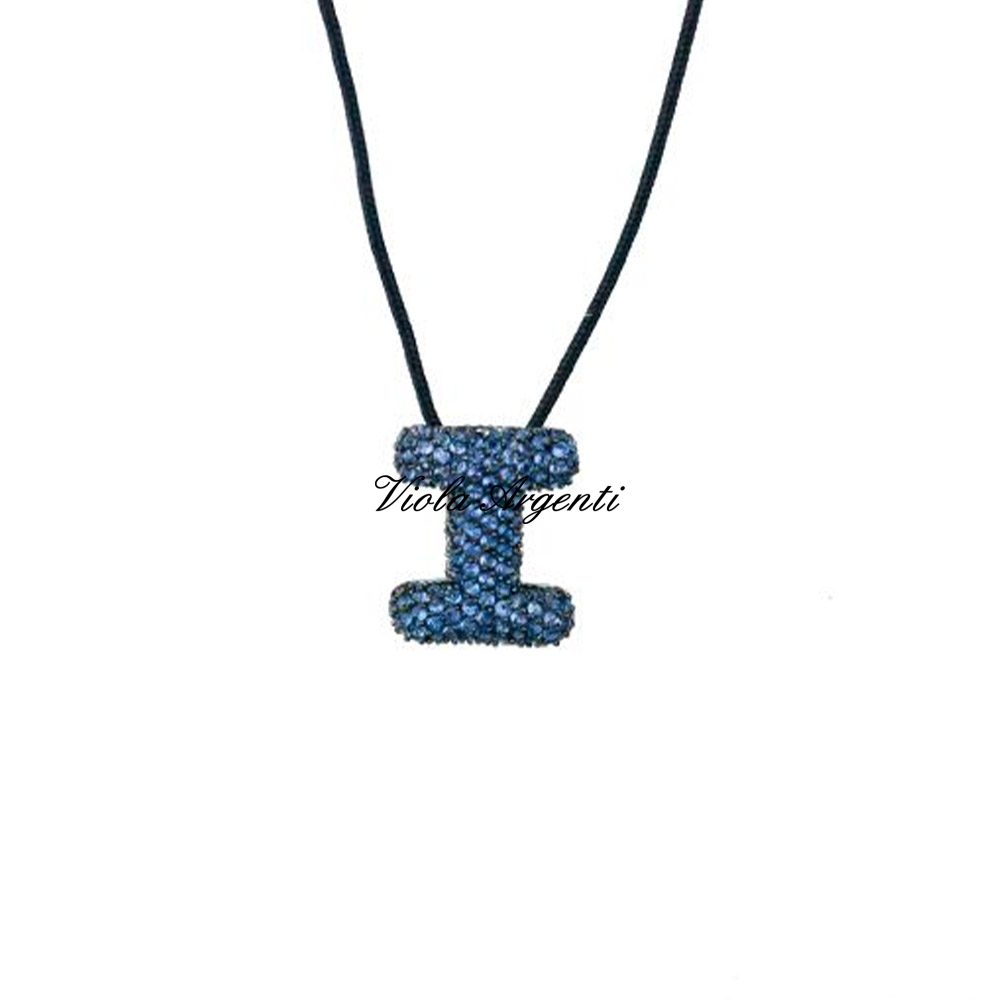 Collana con iniziale I di ibamboli. Argento online