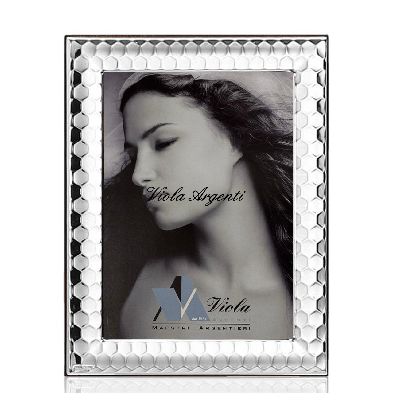 Cornice a nido d'ape di . Argento online