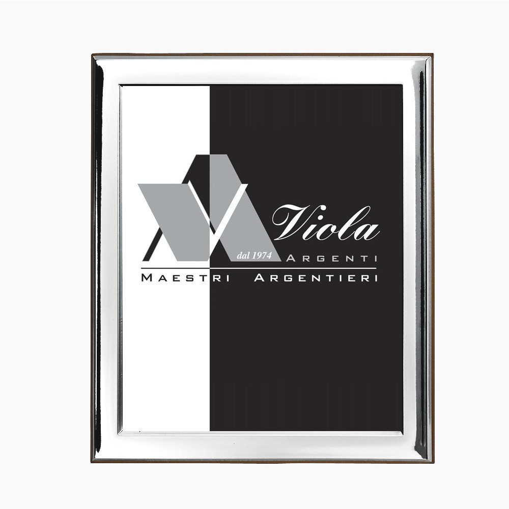 Cornice fascia stretta piatta liscia di . Argento online