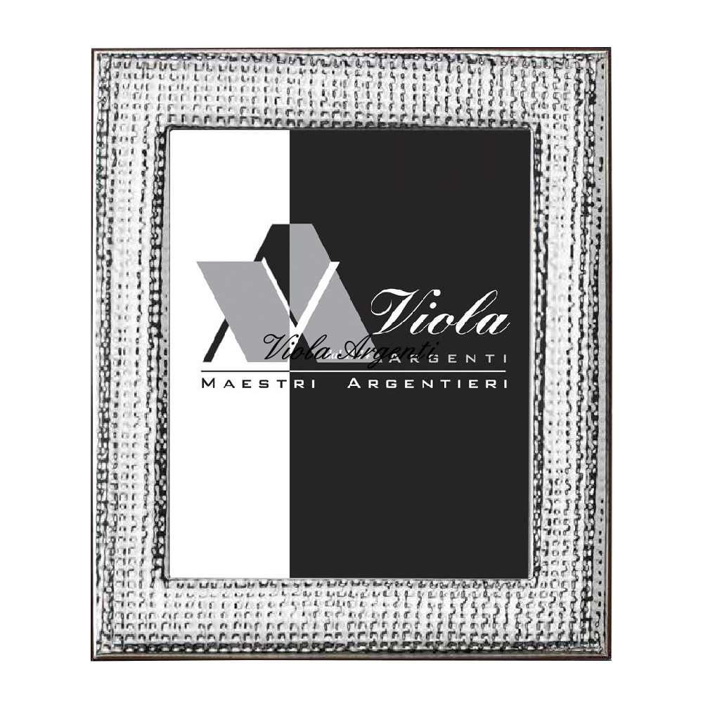 Cornice fascia larga juta di . Argento online