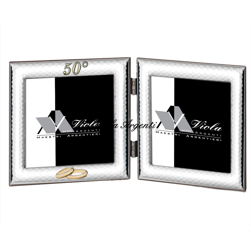 Cornice 50° quadrata doppia di . Argento online