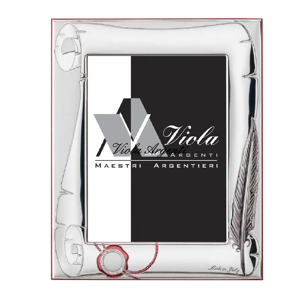 Cornice laurea pergamena di . Argento online