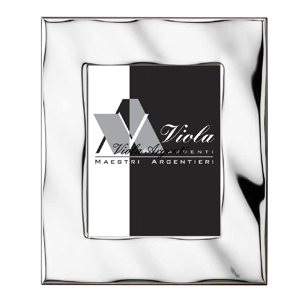 Cornice fascia larga liscia onde di . Argento online