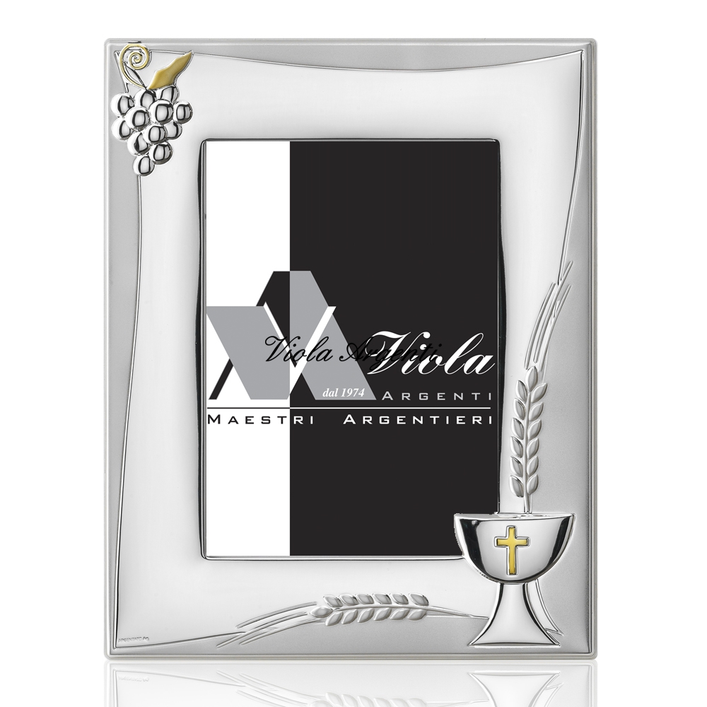Cornice comunione in argento di . Argento online
