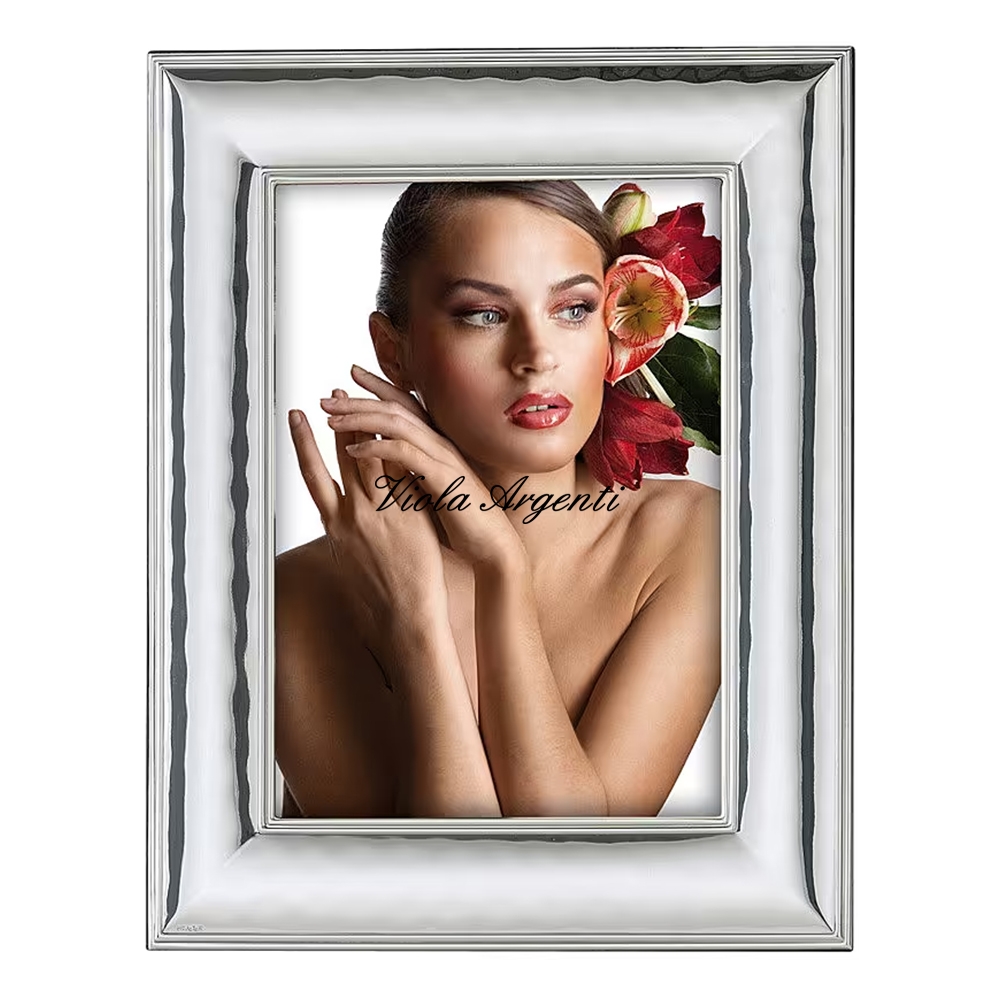 Cornice lucida argento bilaminato di . Argento online