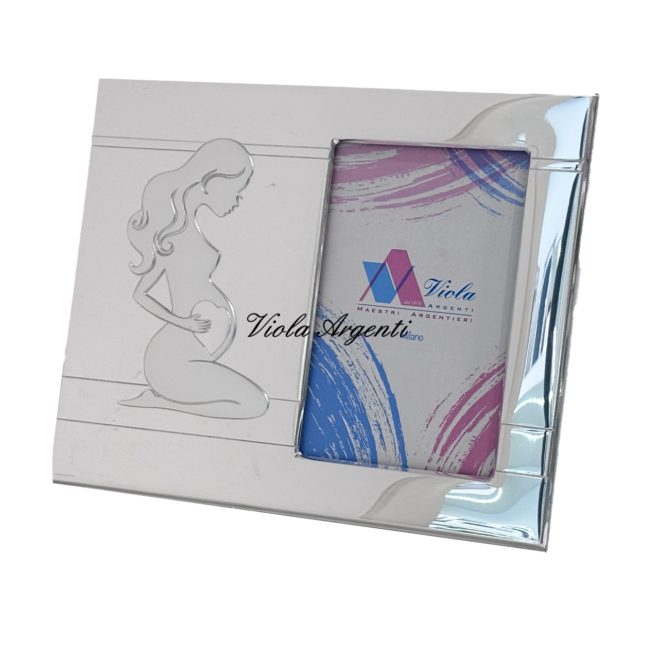 Cornice portafoto dolce attesa di . Argento online