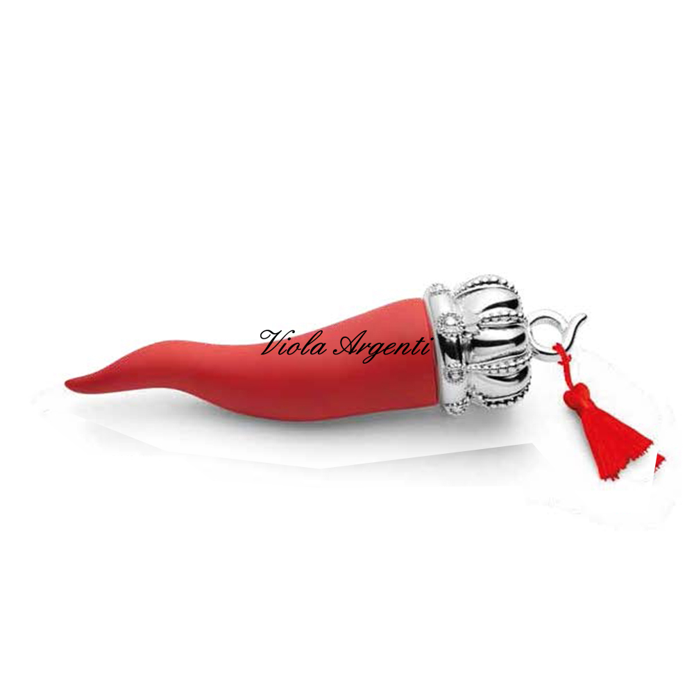 Corno Valenti rosso opaco di Valenti. Argento online