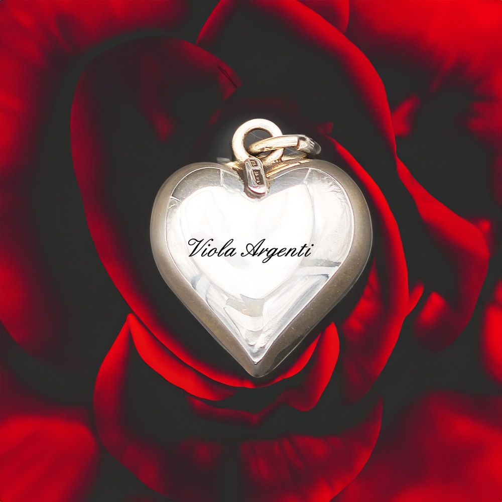 Ciondolo cuore chiamangelo di . Argento online