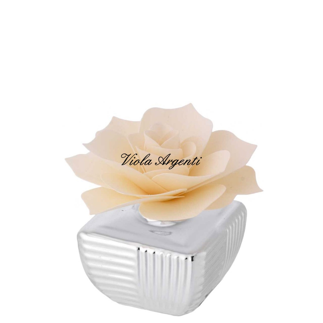 Diffusore profumatore rosa avorio di . Argento online