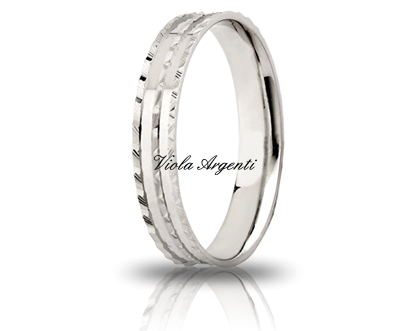 Fedina fidanzamento 3,5mm di Unoaerre. Argento online