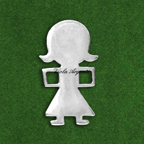 Ciondolo Bimba - mod. 6 di ibamboli. Argento online