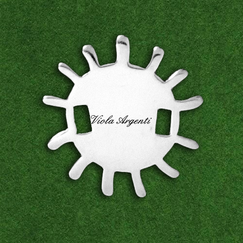 Ciondolo Sole personalizzabile di ibamboli. Argento online