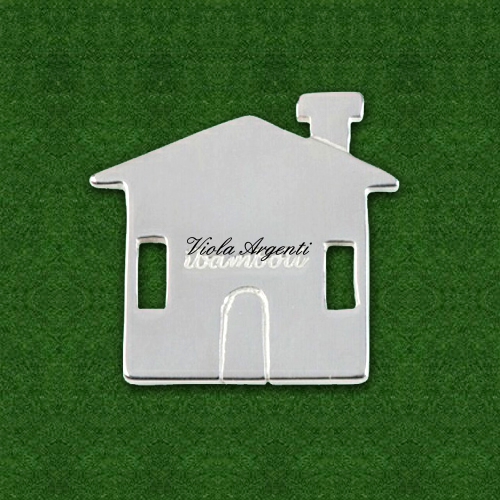 Ciondolo Casetta personalizzabile di ibamboli. Argento online