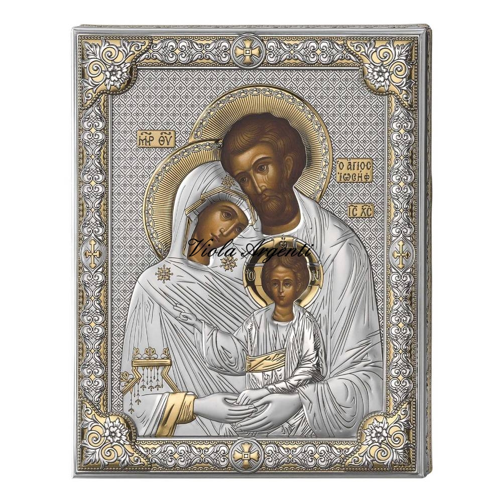 Icona Sacra Famiglia di . Argento online