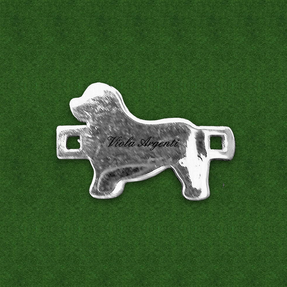 Mod. Cane - liscio o con traforo di ibamboli. Argento online