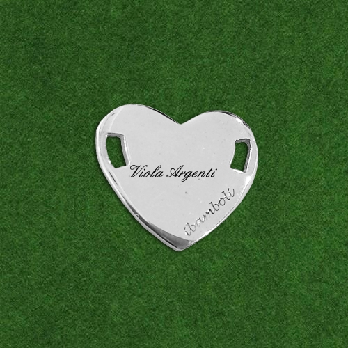 Ciondolo Cuore - liscio o con traforo di ibamboli. Argento online