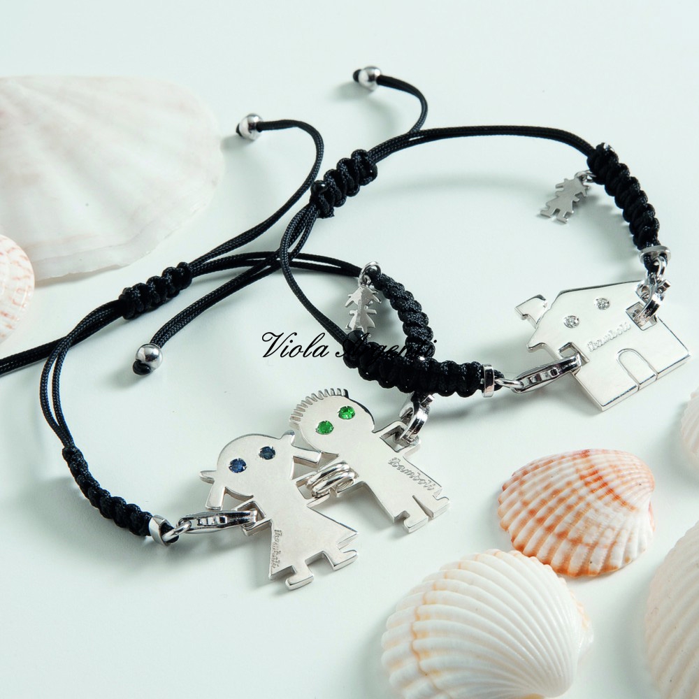 Ciondolo papà personalizzato di ibamboli. Argento online