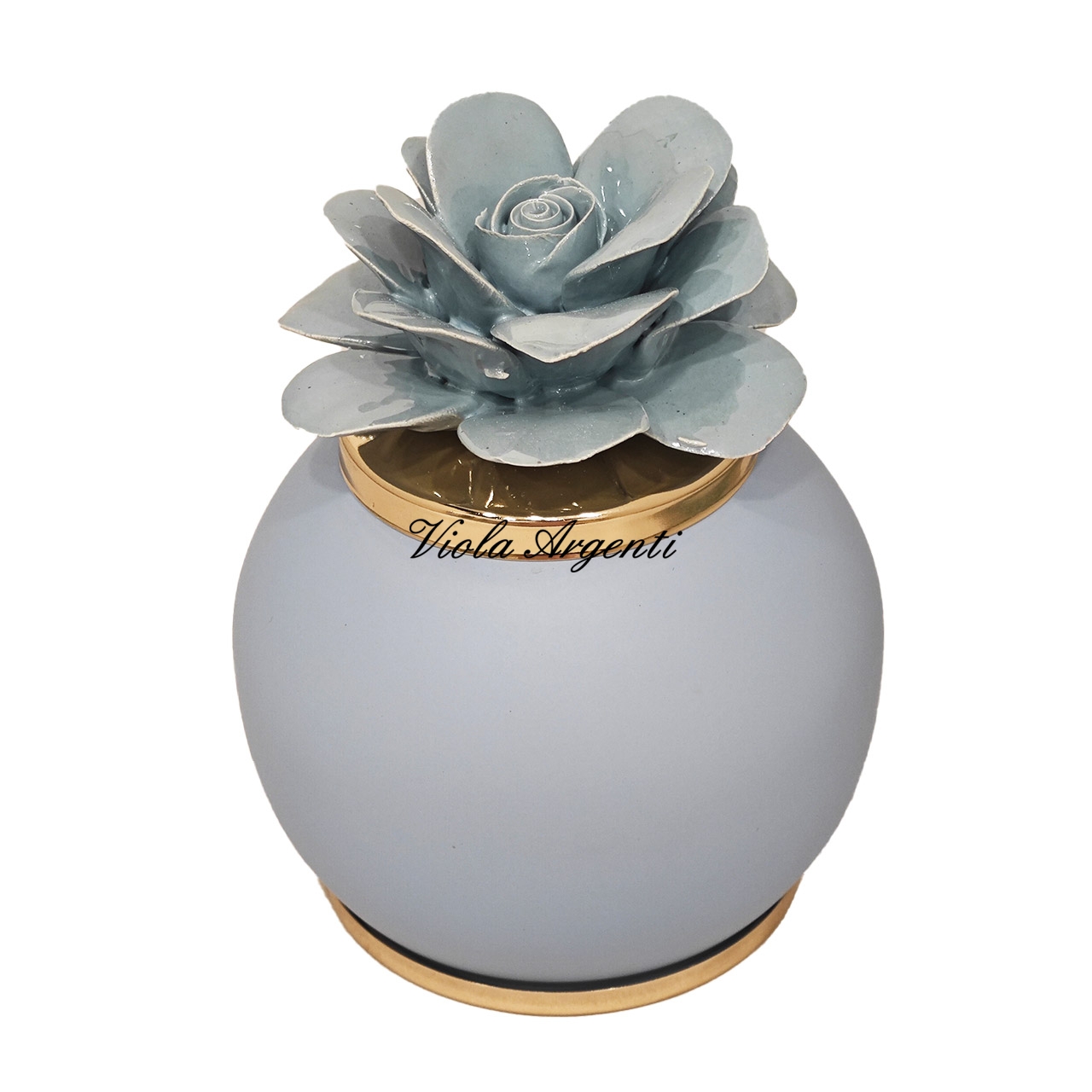 Lampada rosa di maggio azzurra di . Argento online