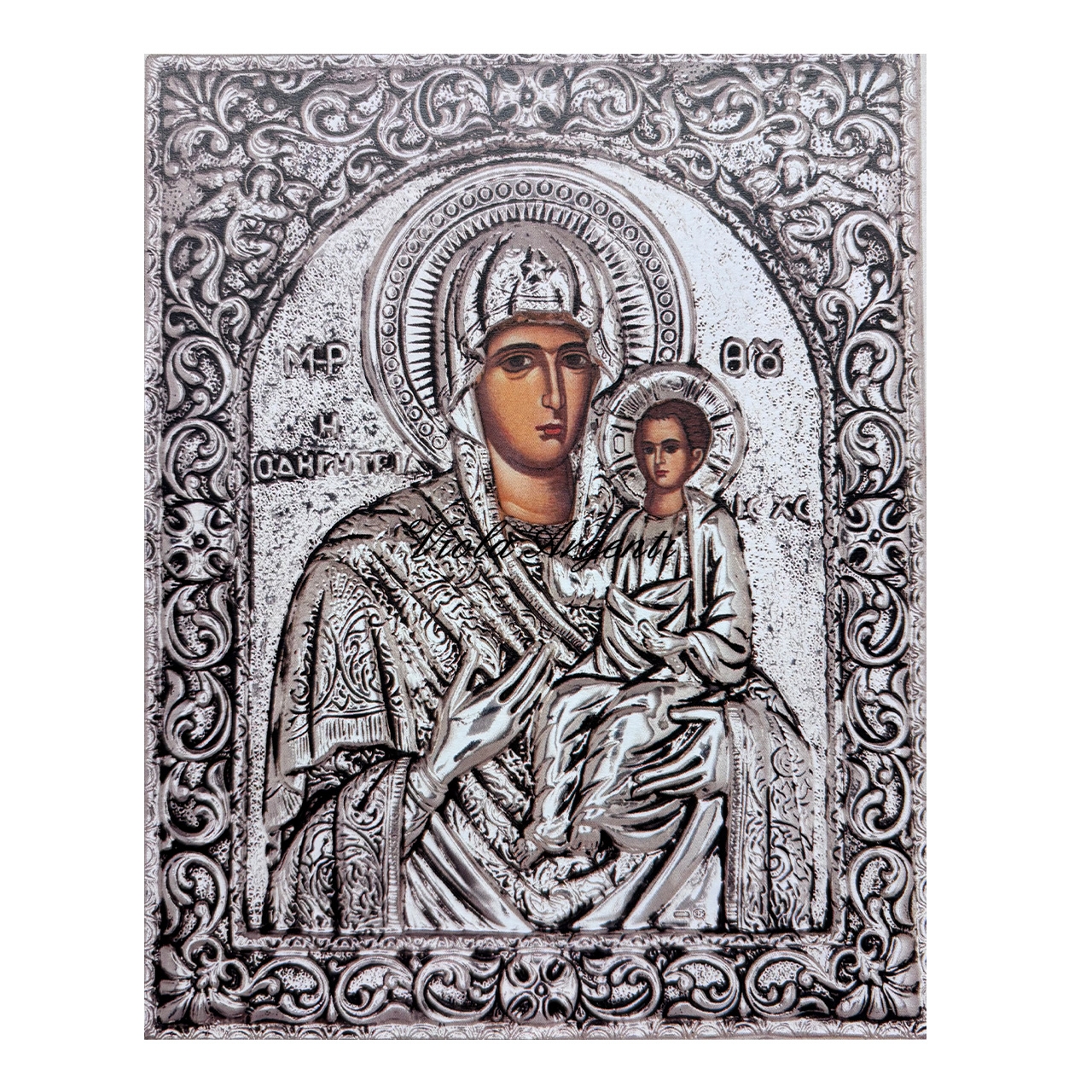 Madonna con Bambino (Greca) di . Argento online
