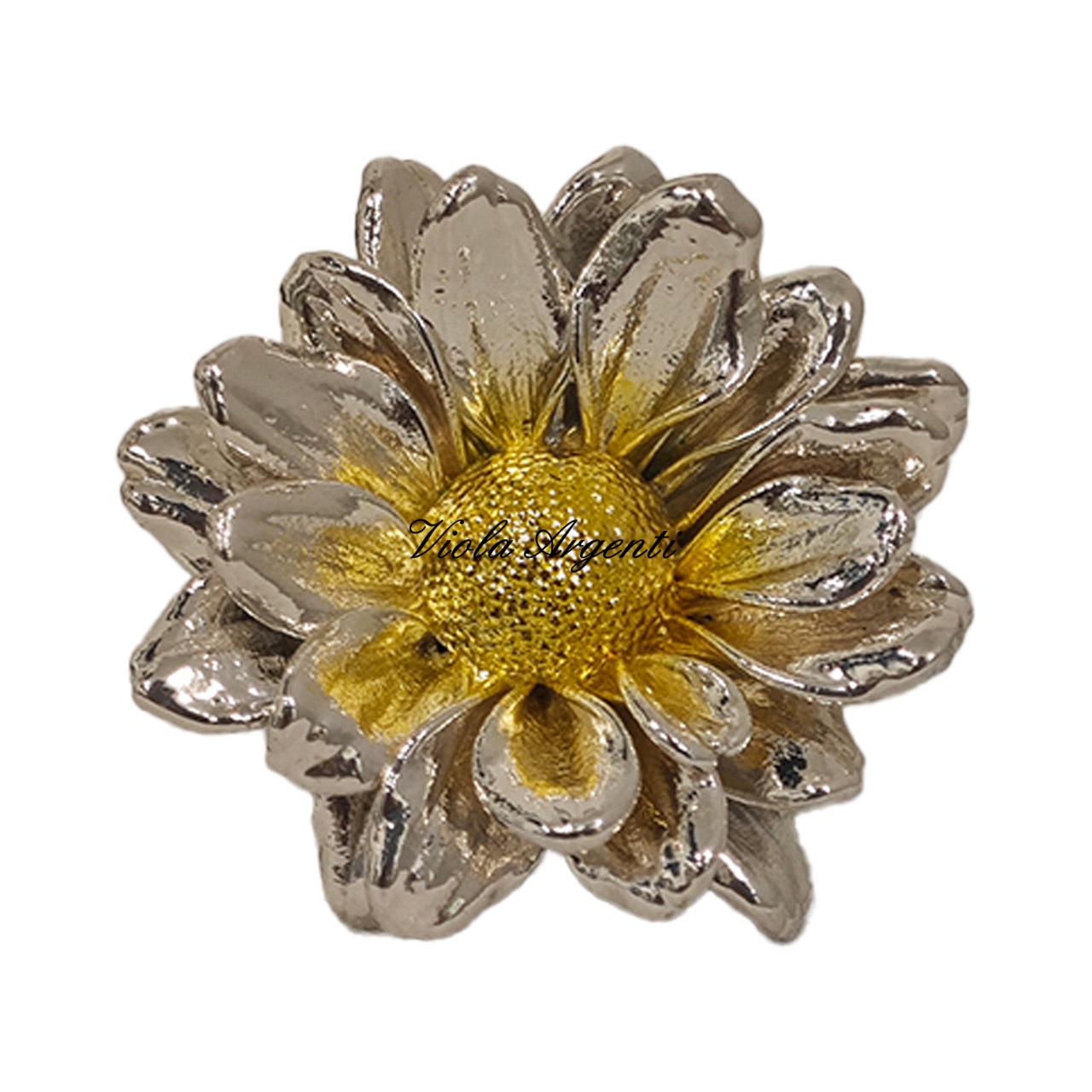 Margherita naturale mini gialla di . Argento online