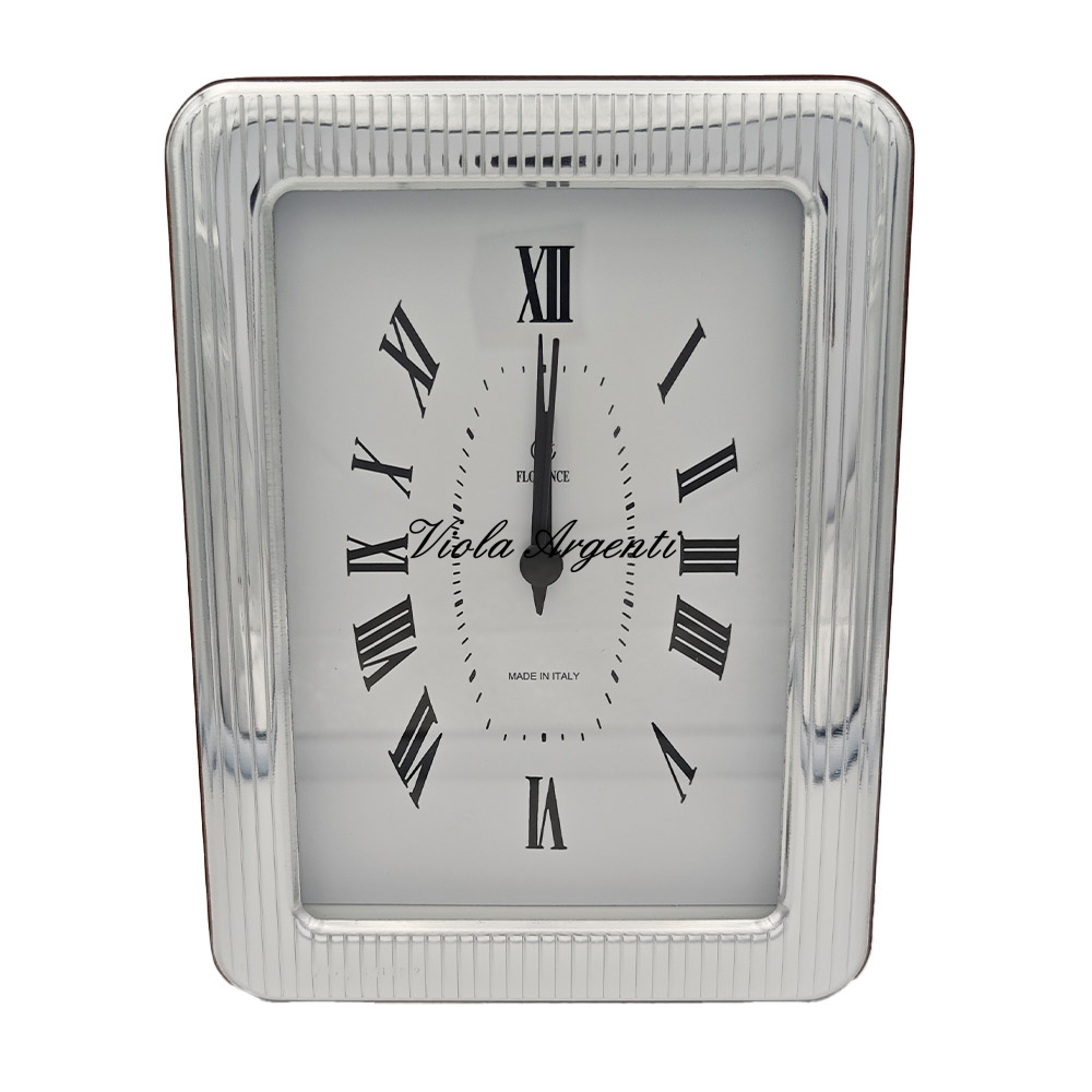 Orologio rigato angoli tondi di . Argento online