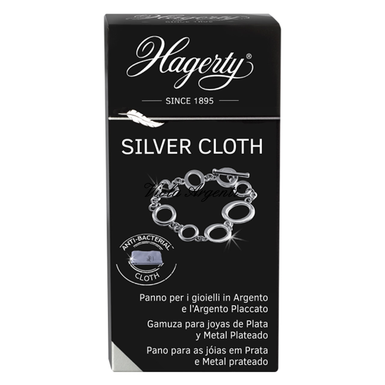 Panno pulizia gioielli argento di Hagerty. Argento online