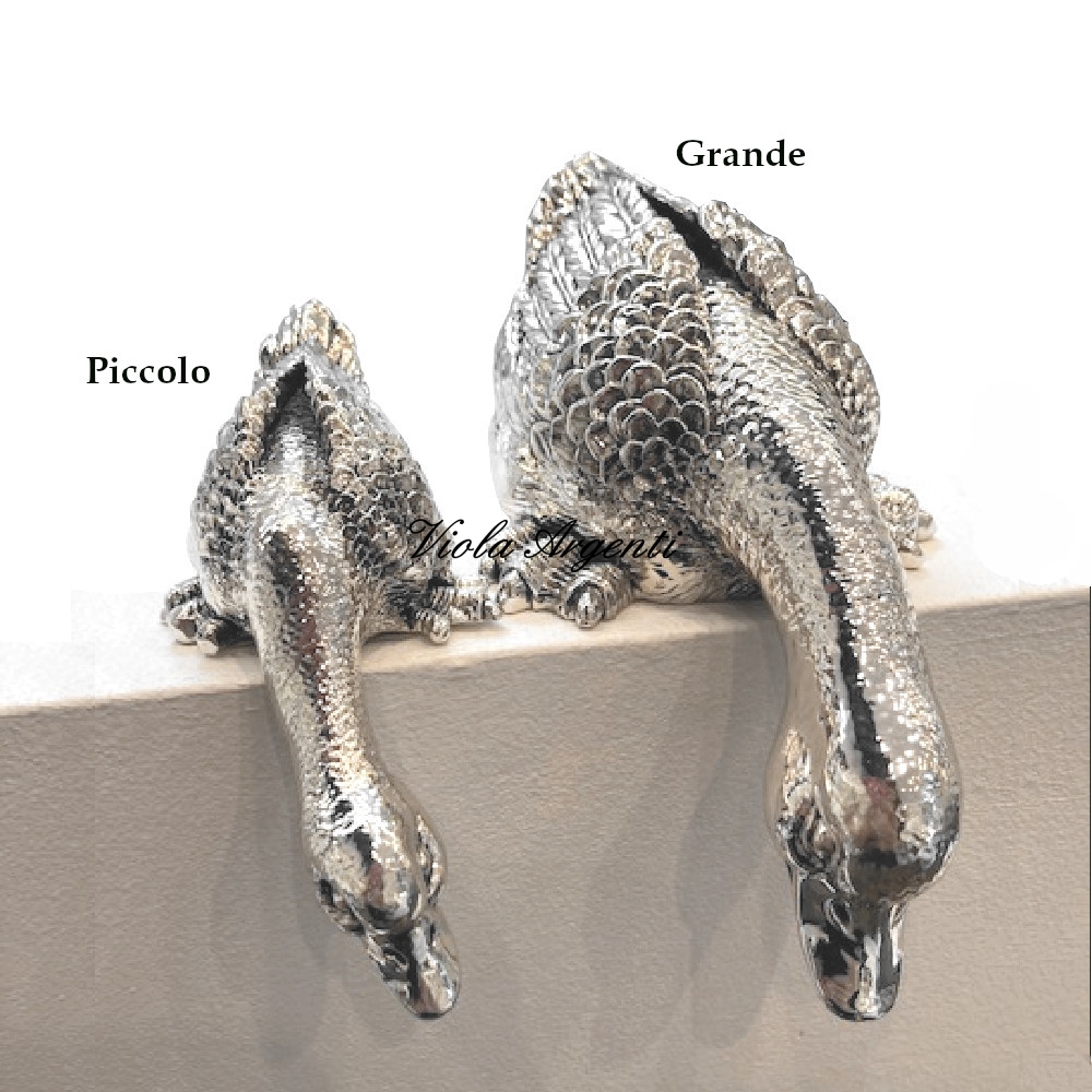 Papere sguardo giù di . Argento online