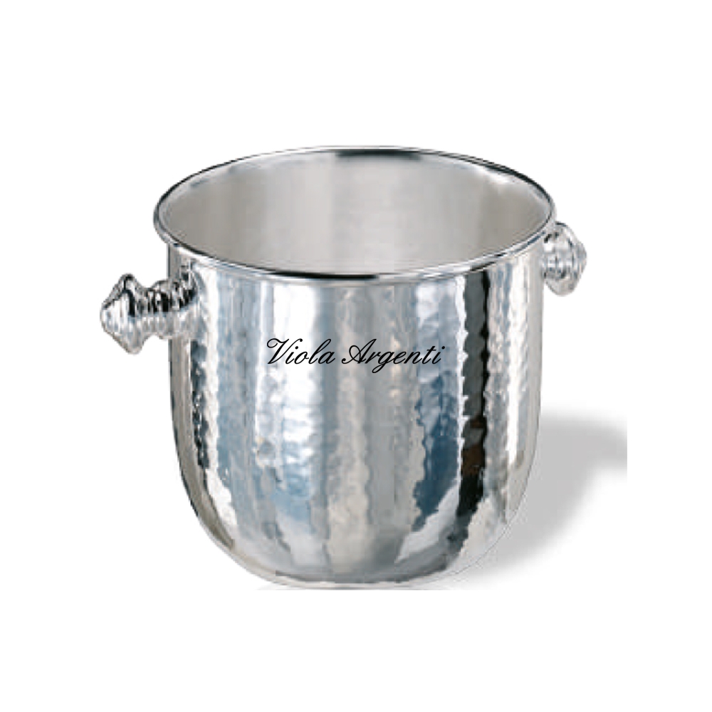 Porta champagne inglese con pomelli di . Argento online