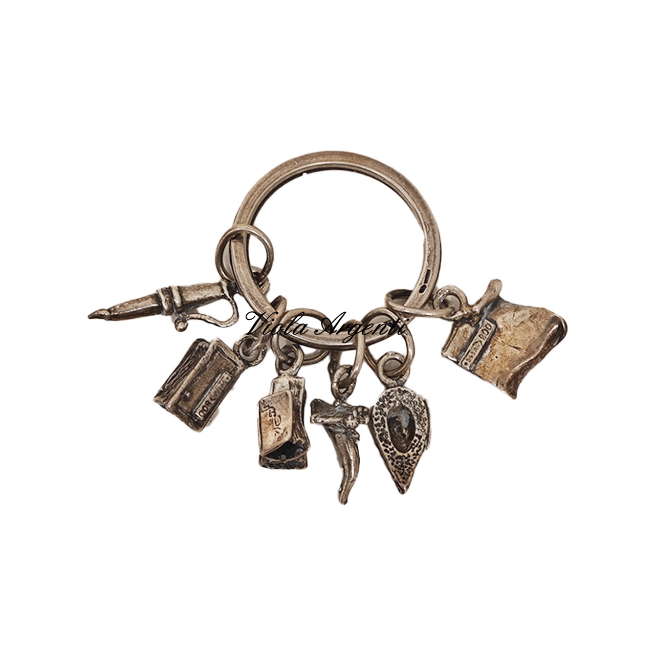 Portachiave laurea in argento di . Argento online
