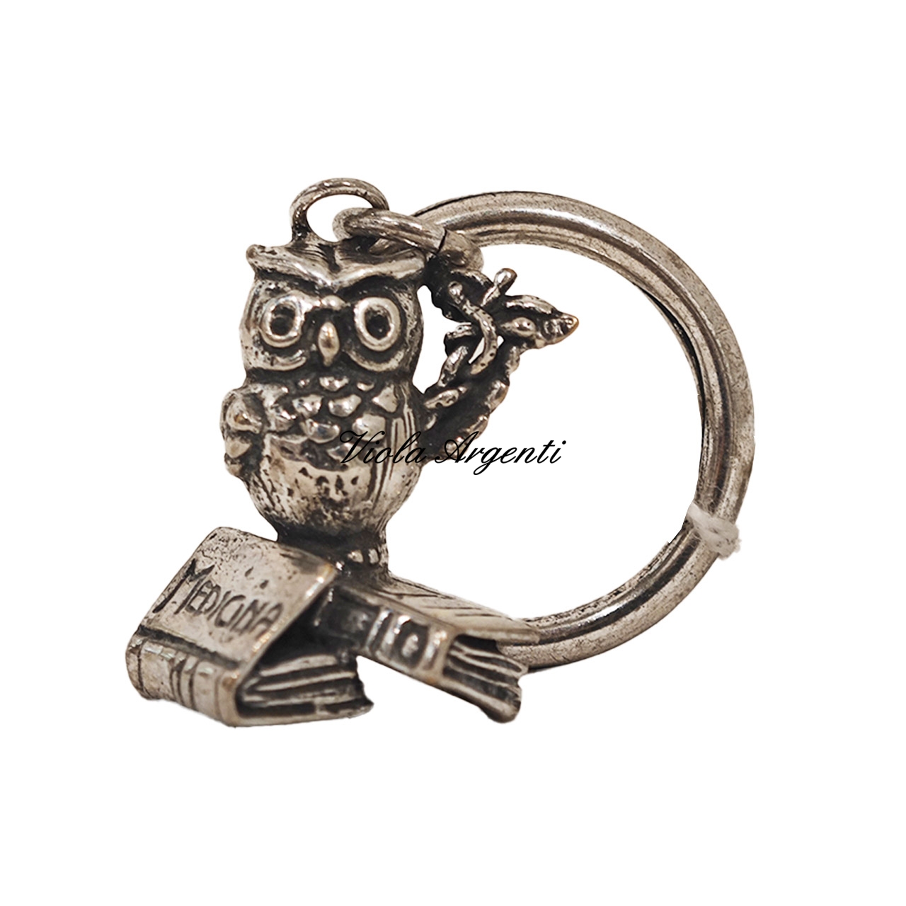 Portachiave laurea medicina di . Argento online