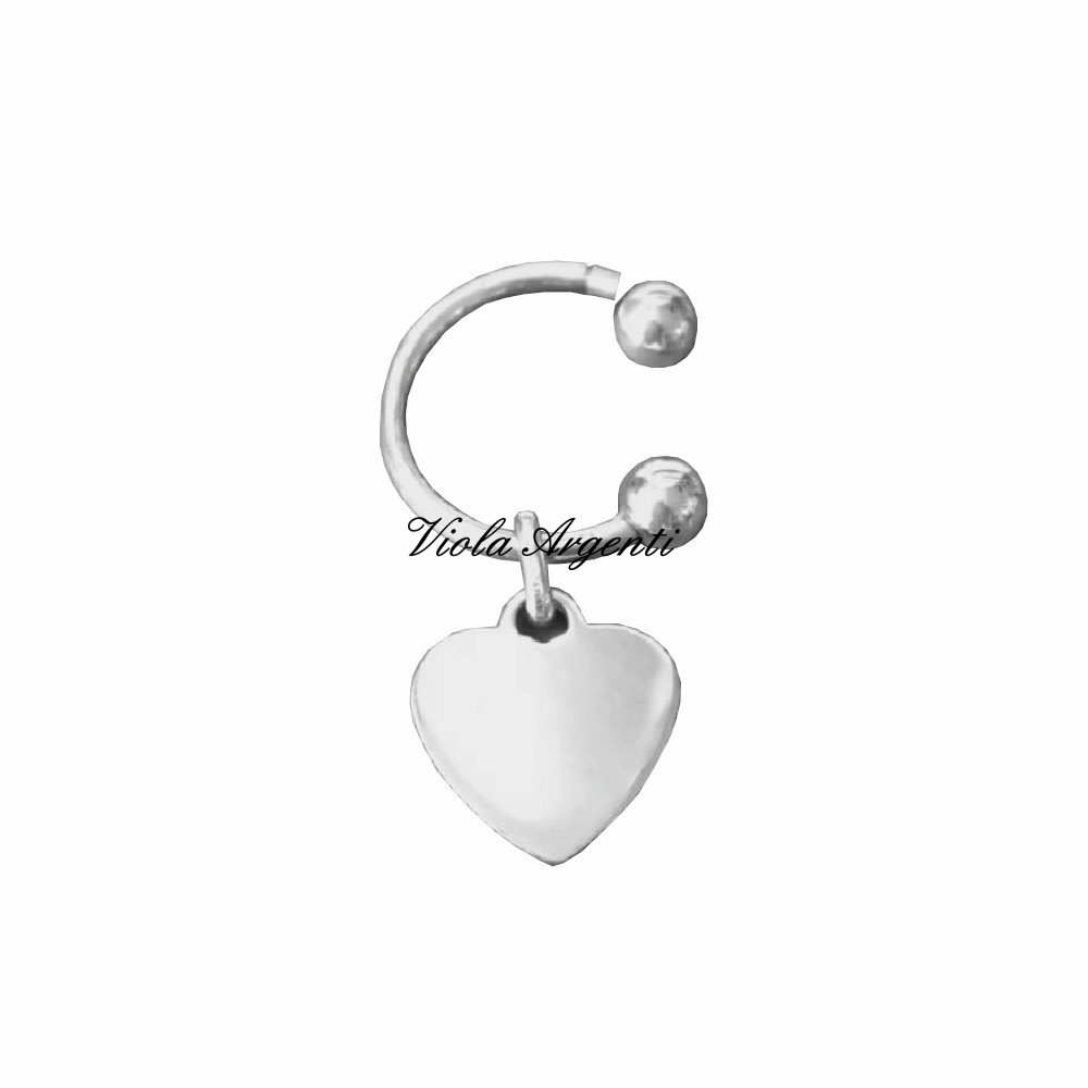 Portachiavi palline con cuore di . Argento online
